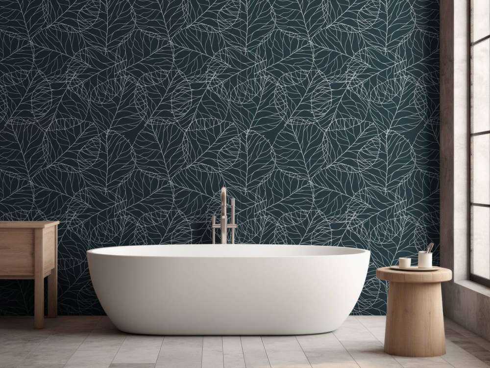 Illustrated leaf pattern