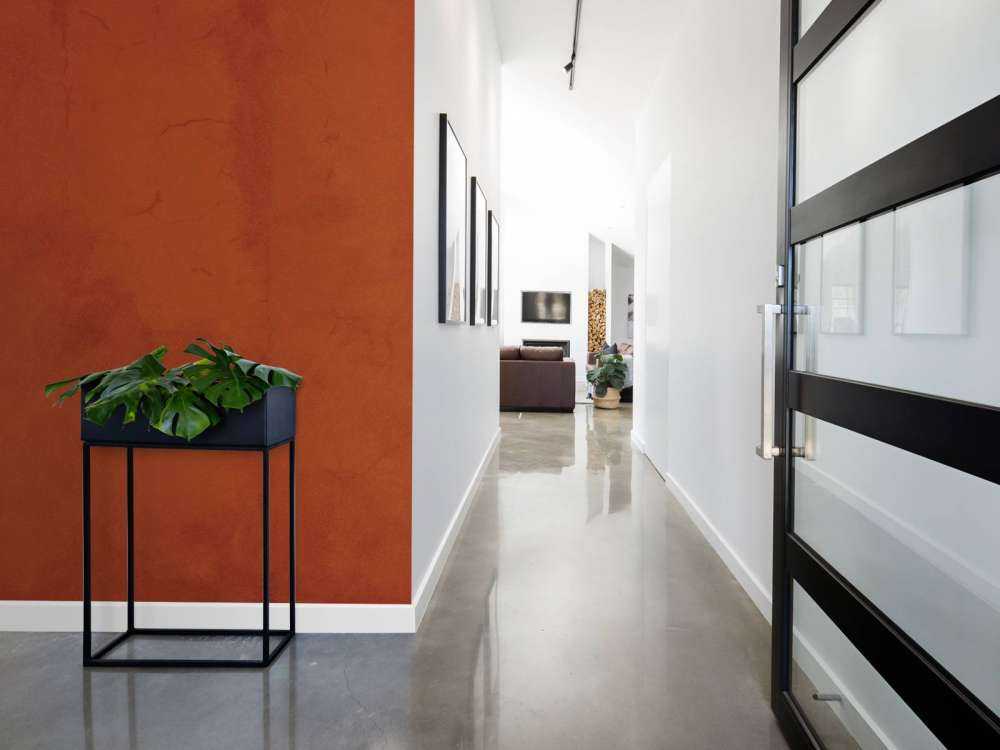 Liver red concrete