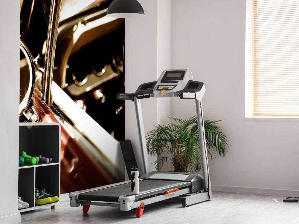 Closeup red classic car