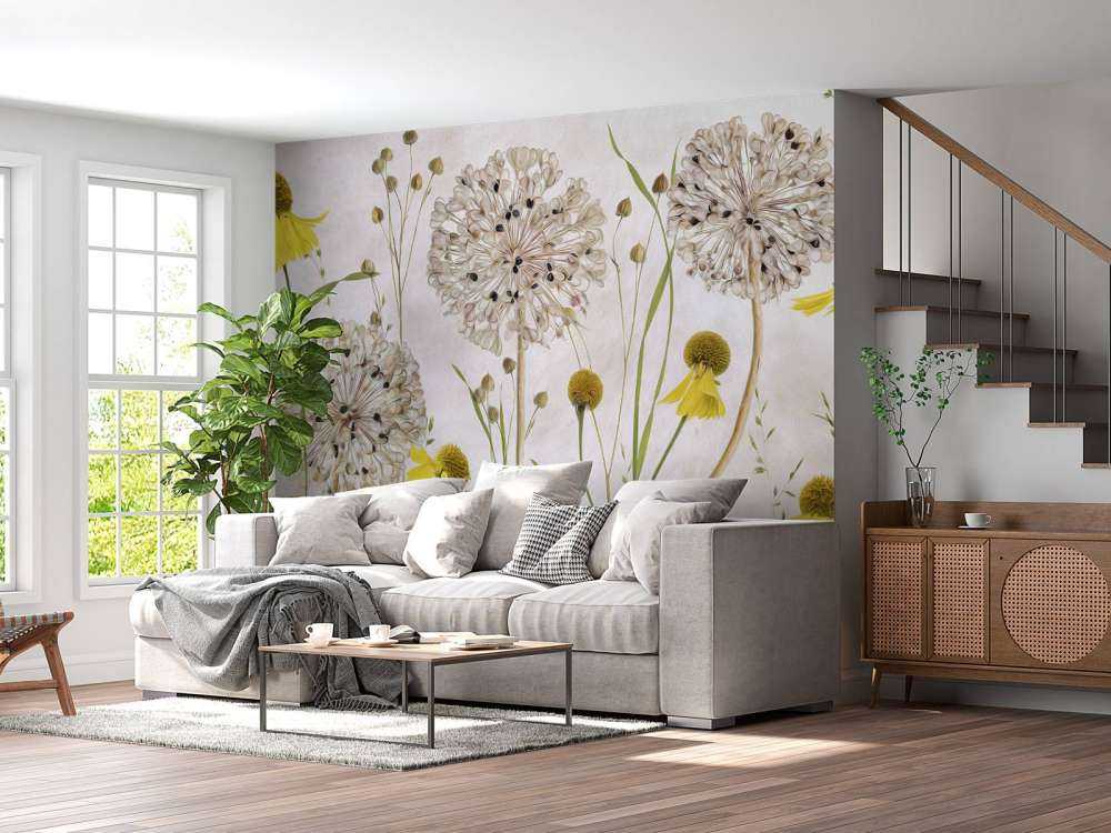 Alliums and heleniums