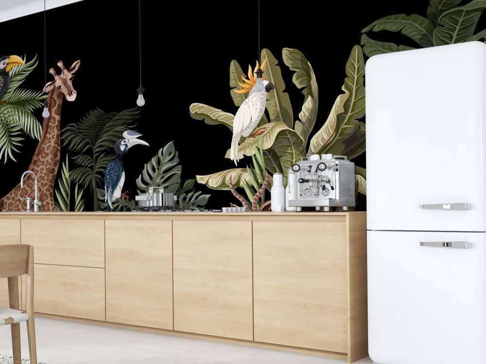 Various jungle animals