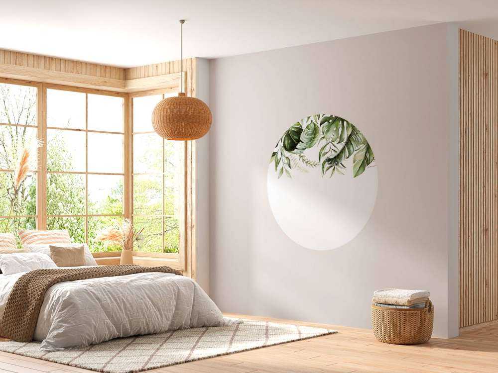 Tropical watercolour leaves