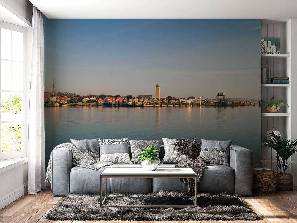 Port with lighthouse