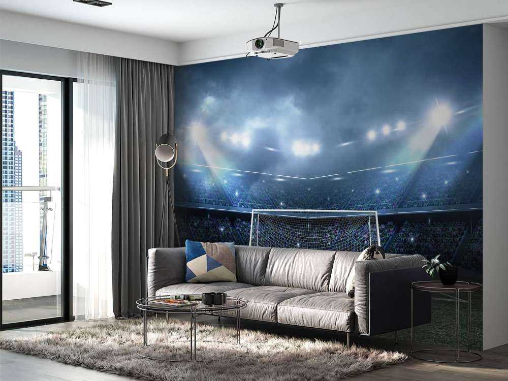 Stadium with goal