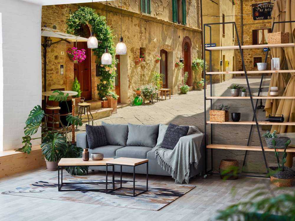 Terraces in old street