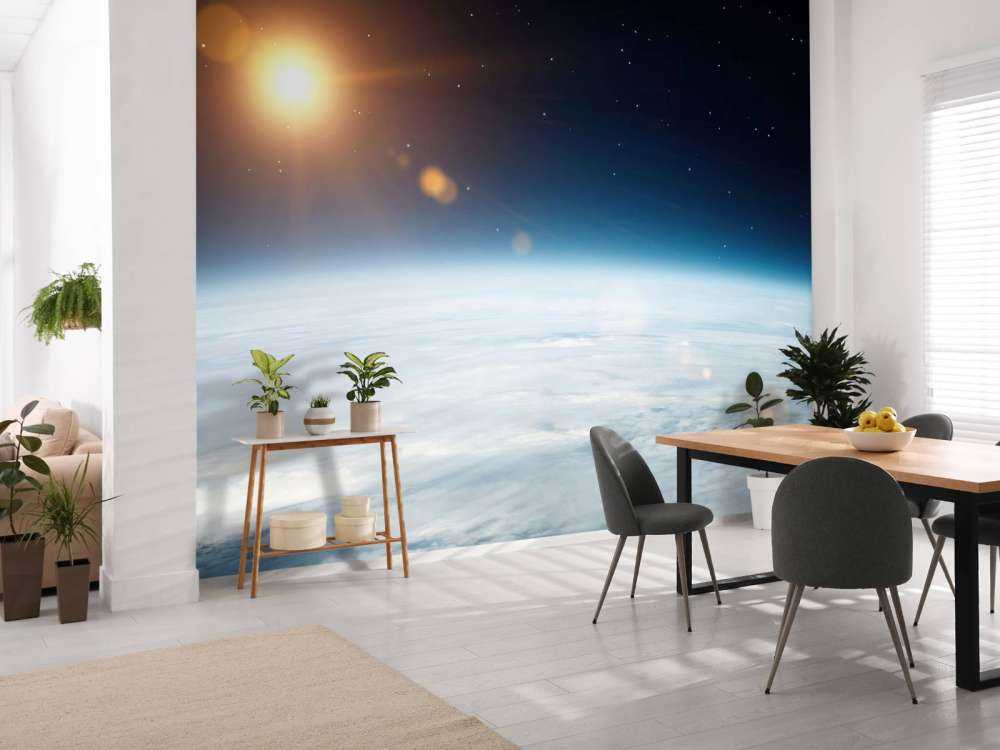 De aarde vanuit de ruimte