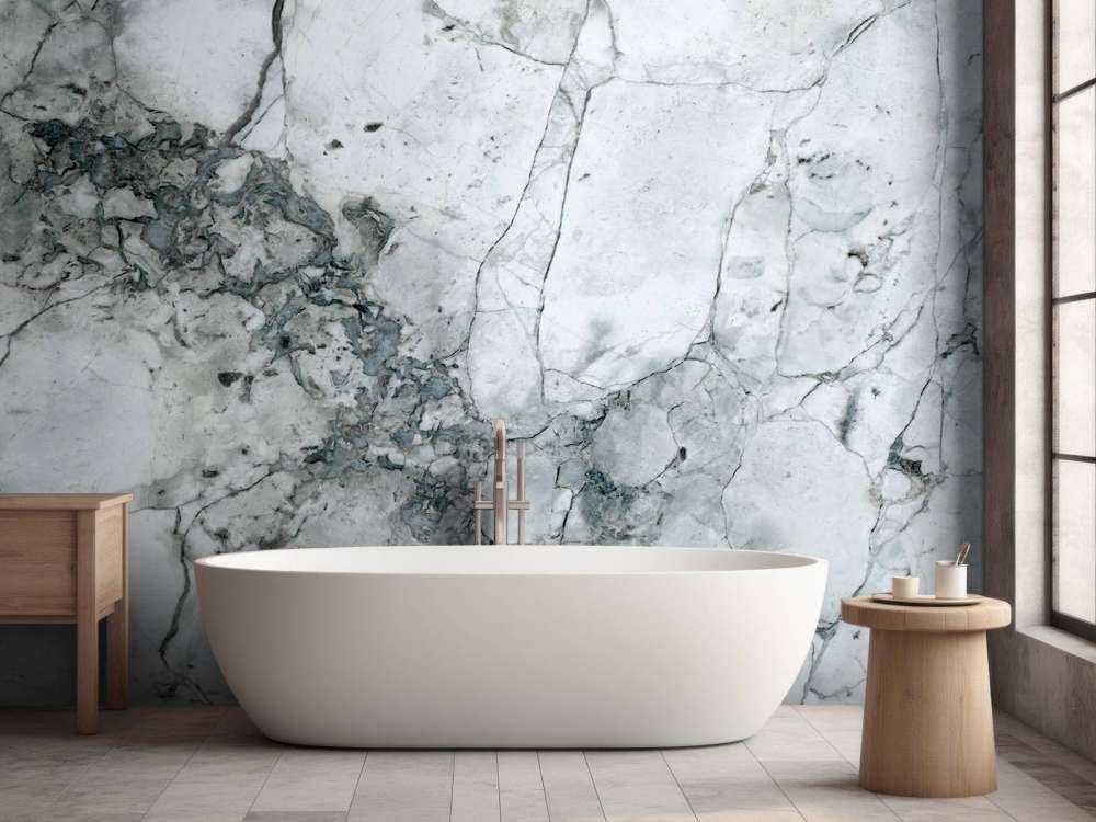 Light marble with fine structure