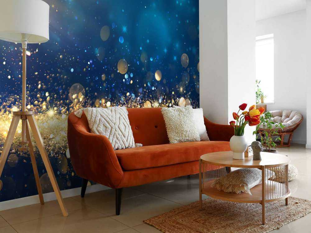 Star in shimmering night