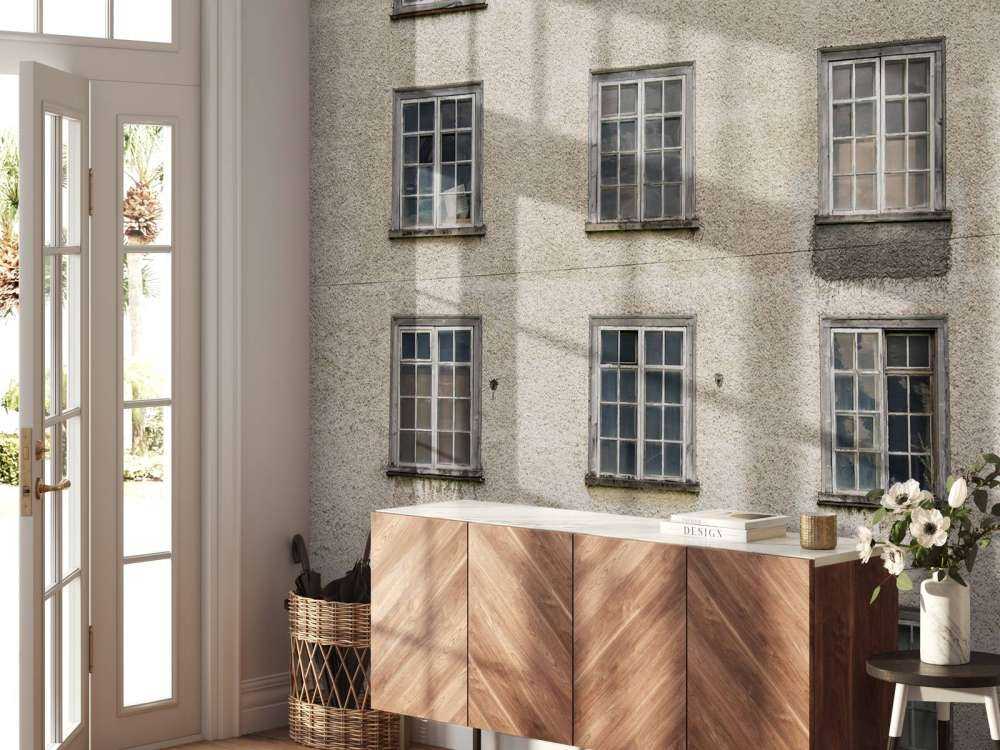 Facade of an old factory