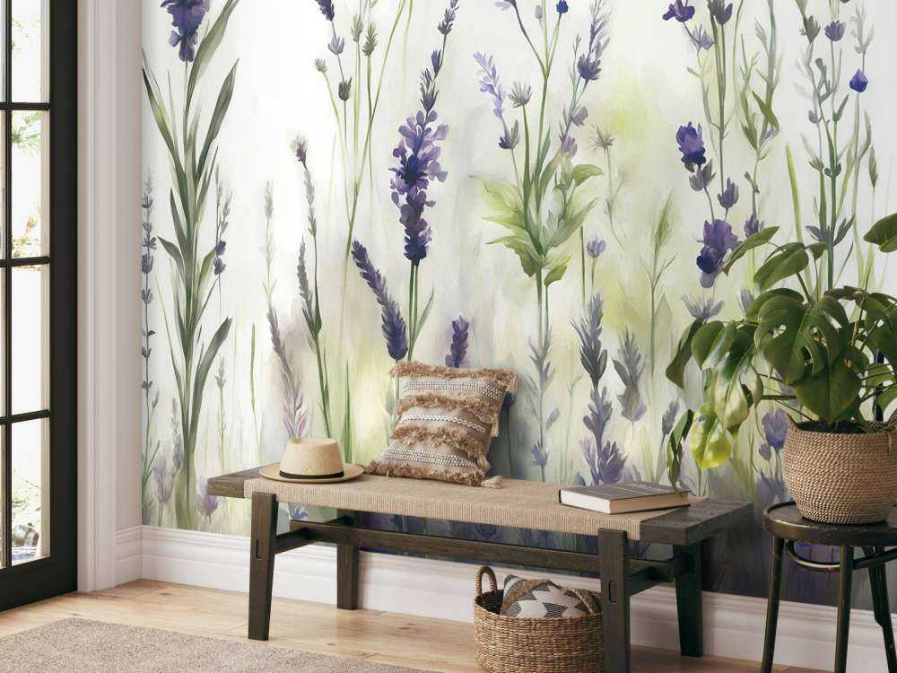 Lavender Glade Seamless Muted Lilac