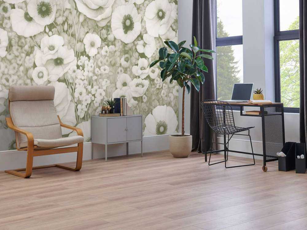 Poppy Tale Monochrome Green