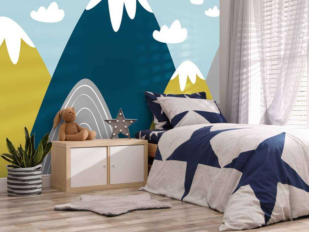 Coloured mountains