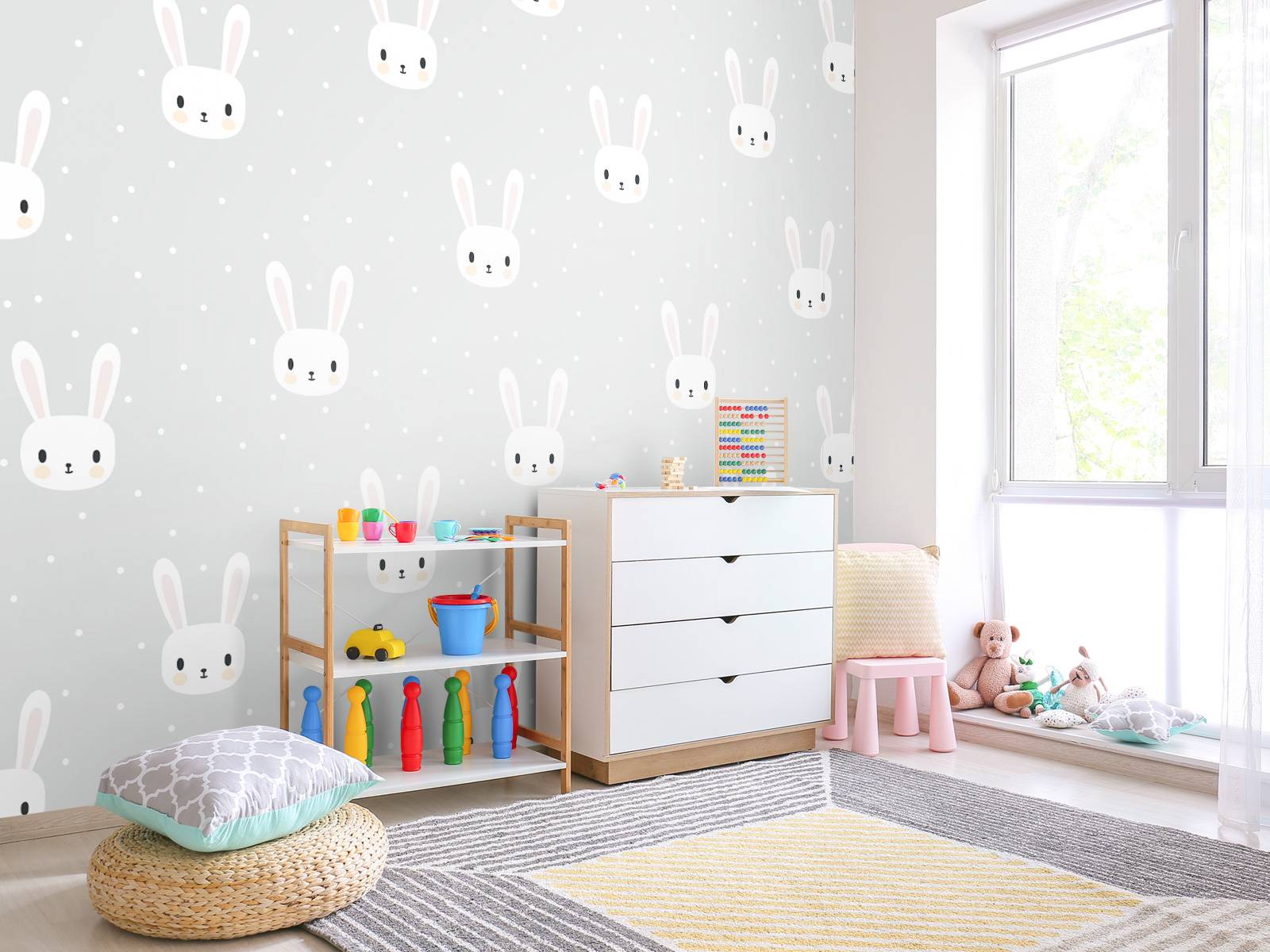 White bunnies