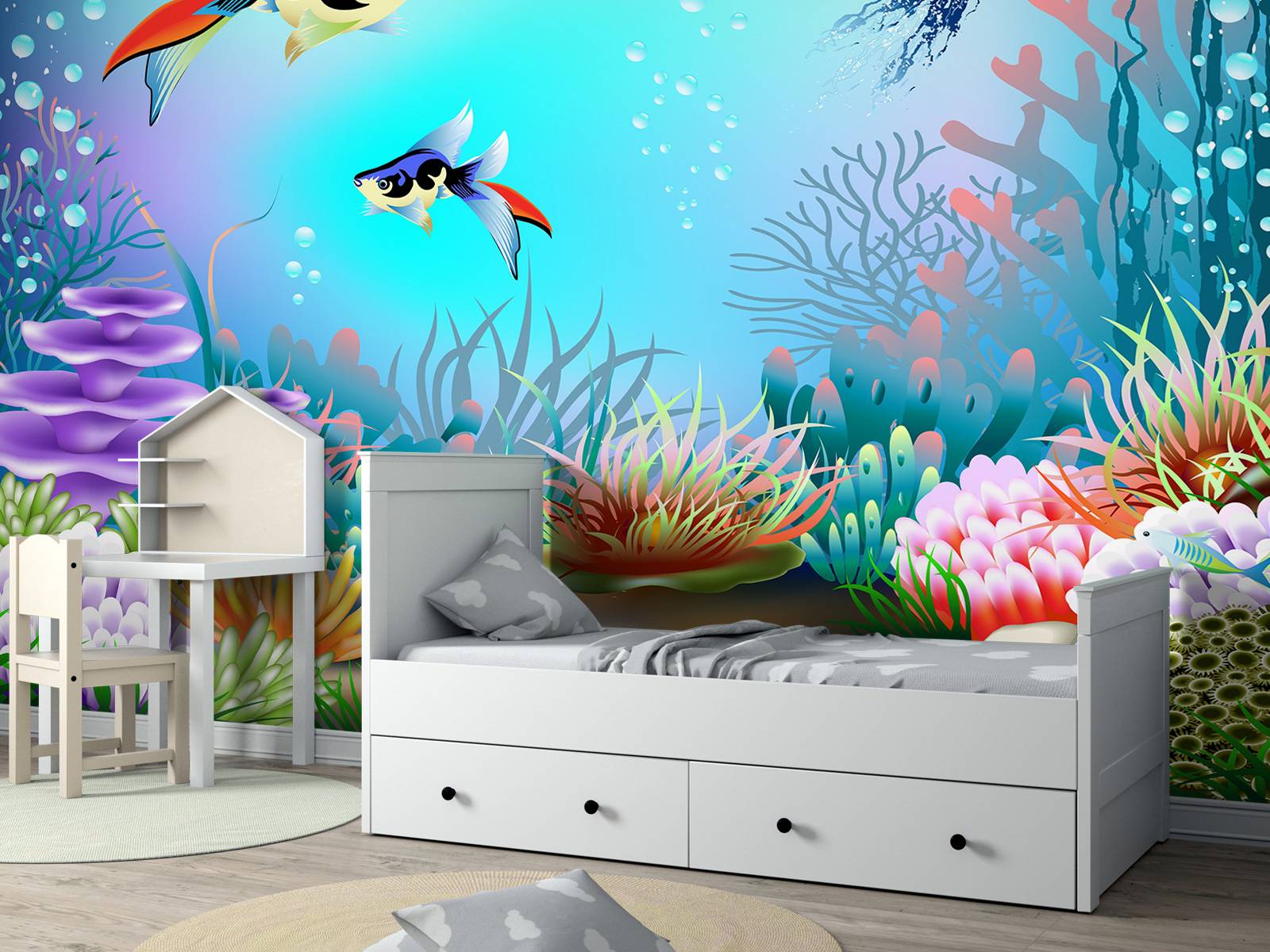 Fishes in the sea