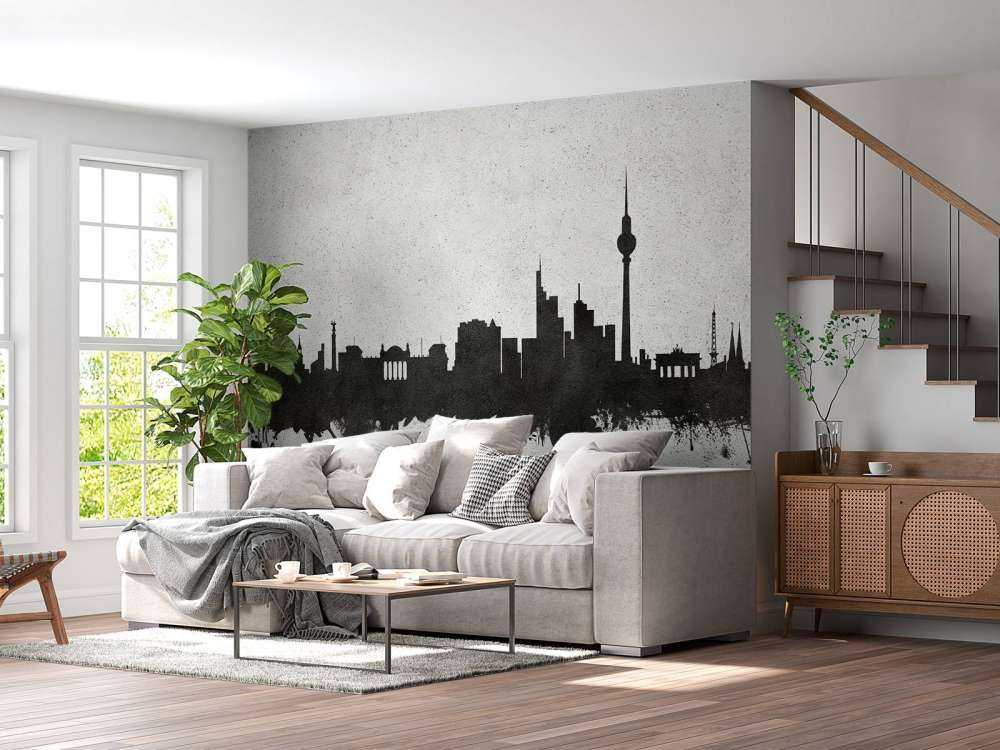 Watercolor skyline, Berlin