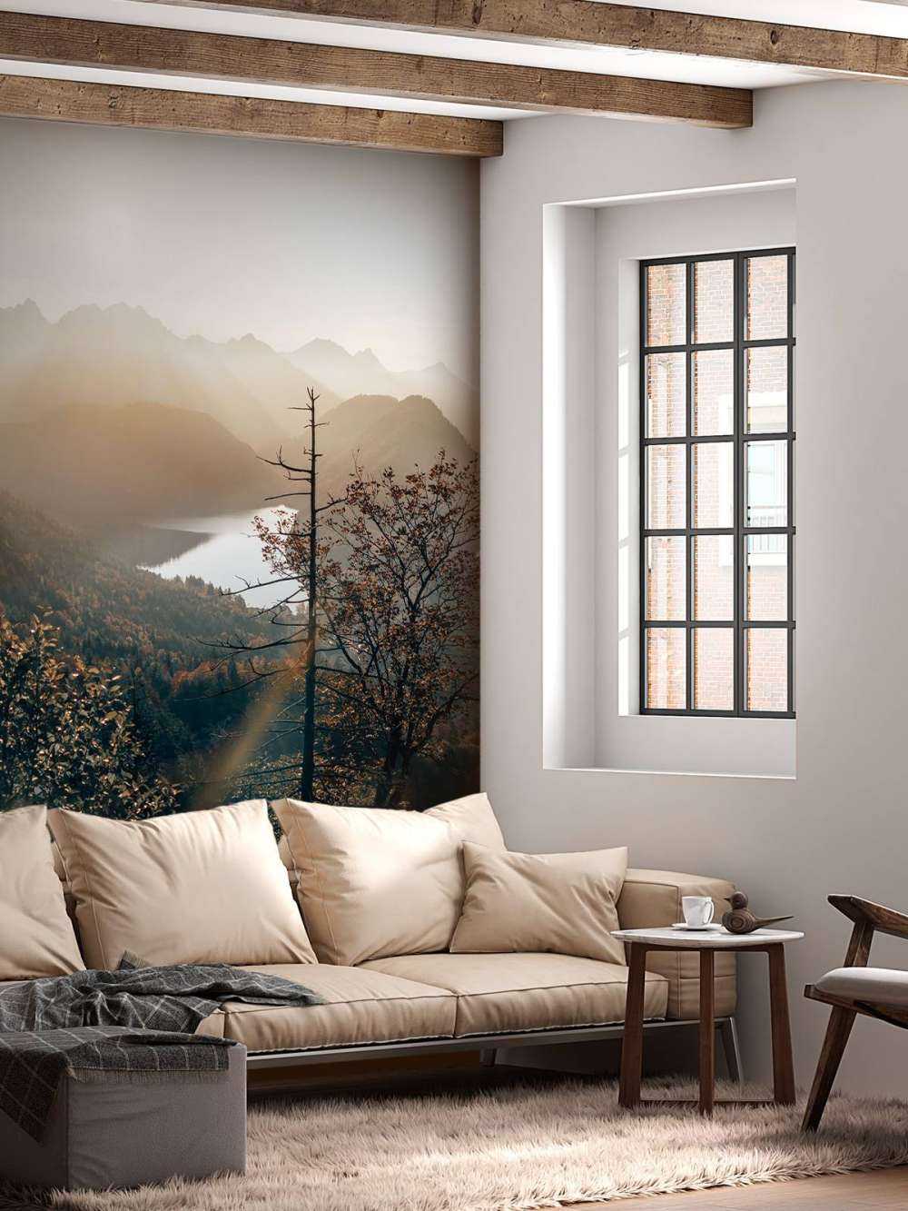 View over the Alps