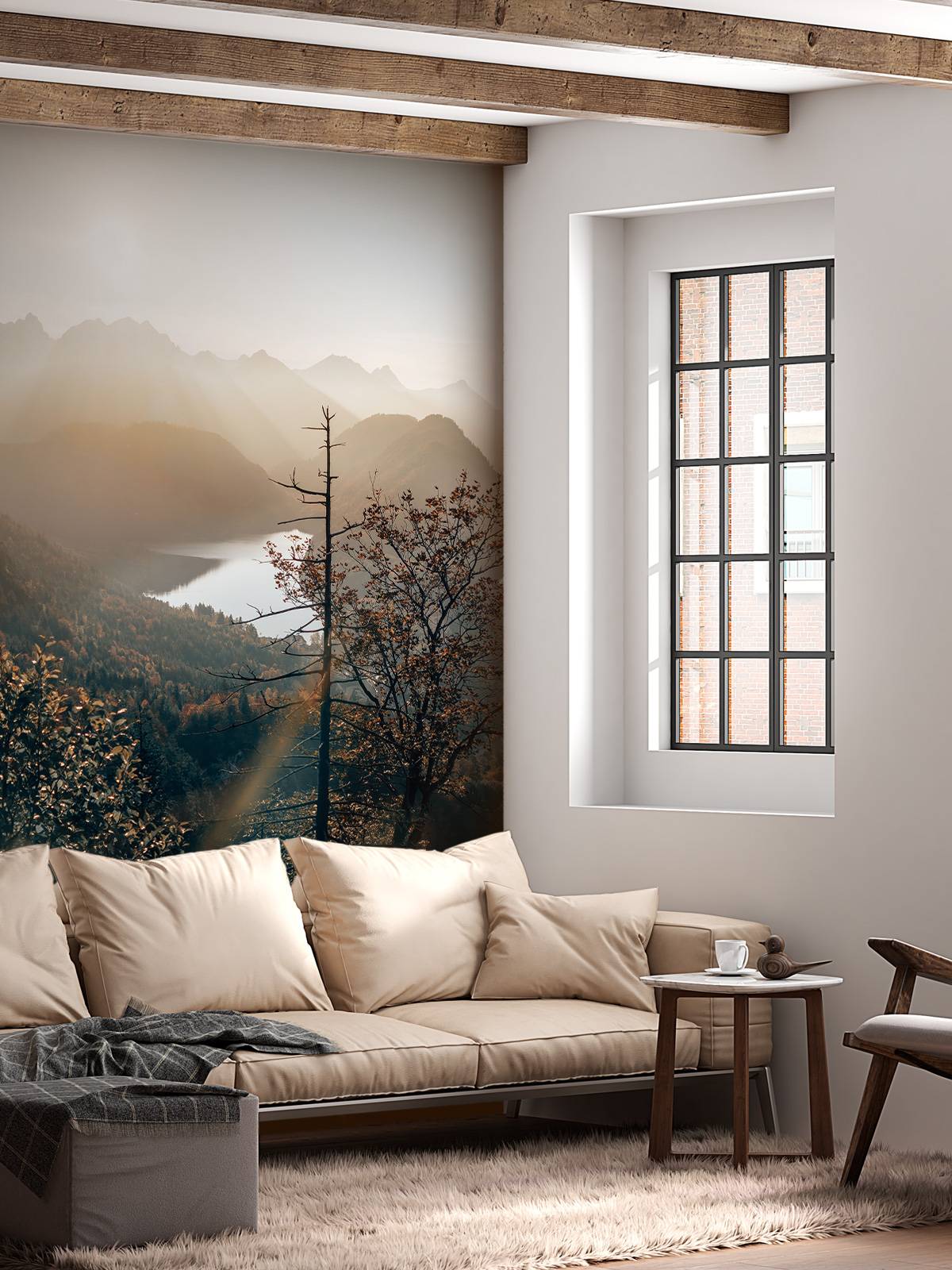 View over the Alps