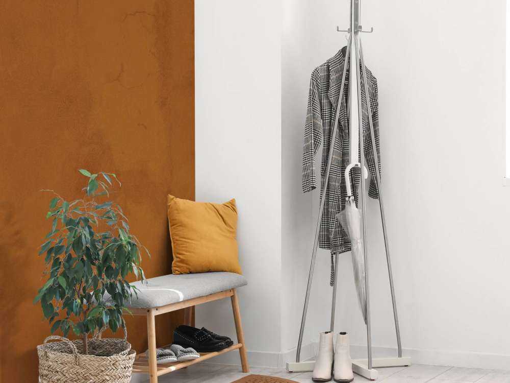 Sepia brown concrete