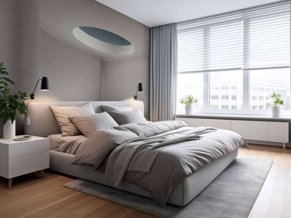 Minimalistisch ruimte met lichtinval