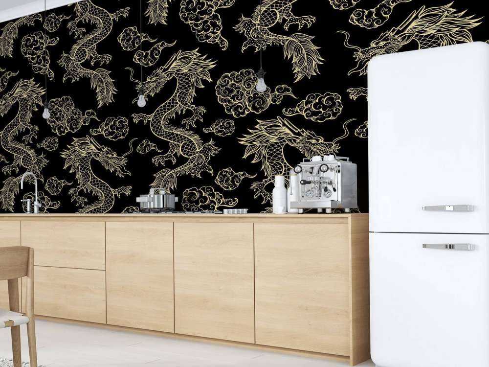 Donkere draken patroon