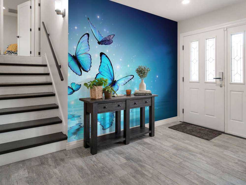 Fairy butterflies on water