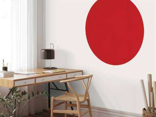 Ruby red concrete