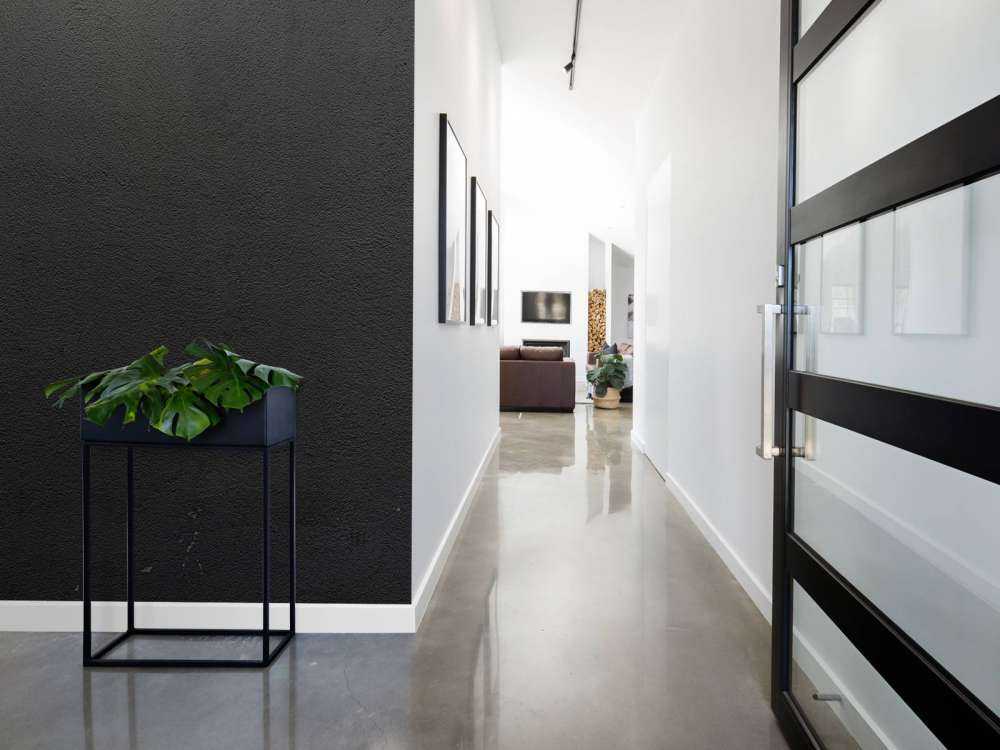 Space gray beton