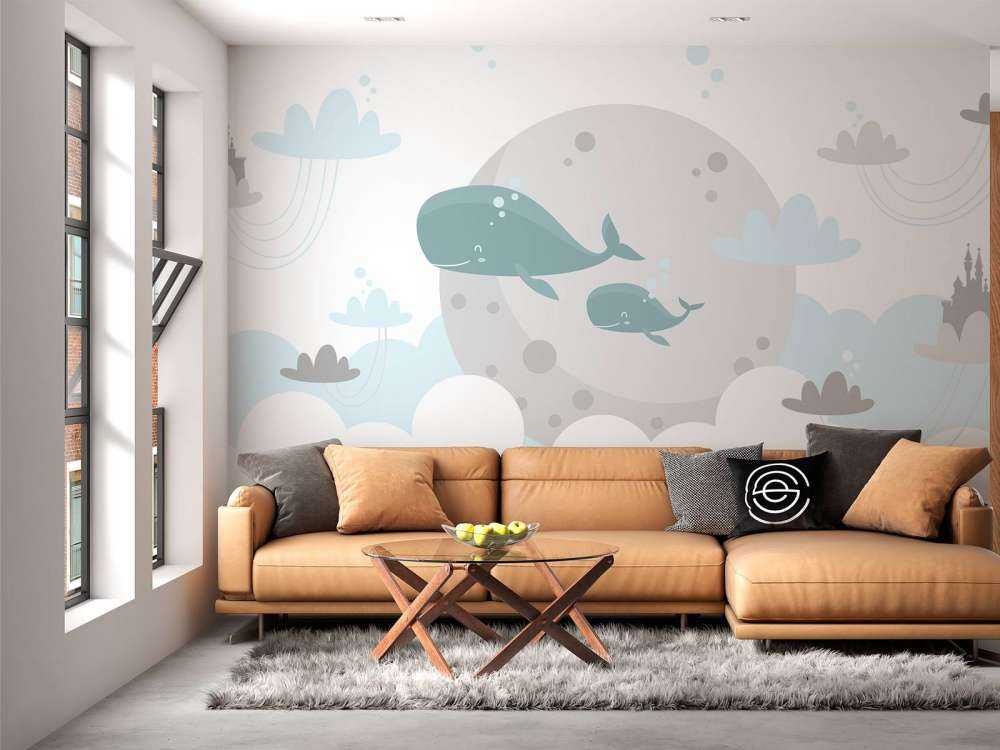Babydesign met walvissen