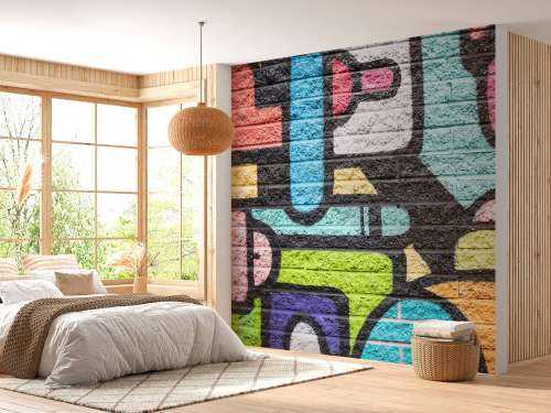 Graffiti wall