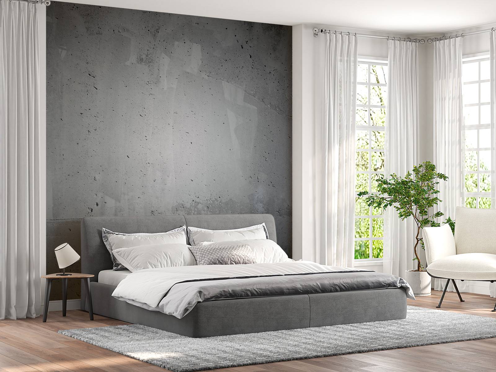 Raw concrete