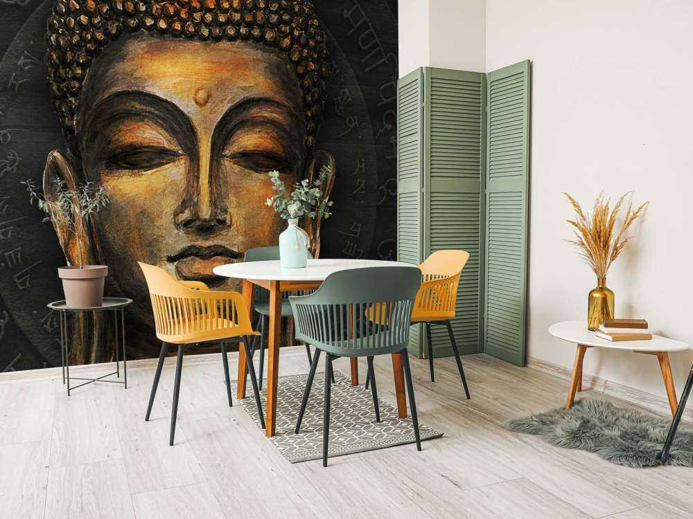 Painted Buddha