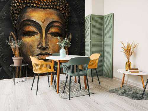 Painted Buddha