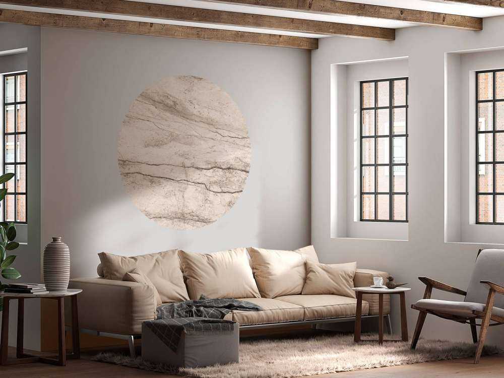 Detailed beige marble