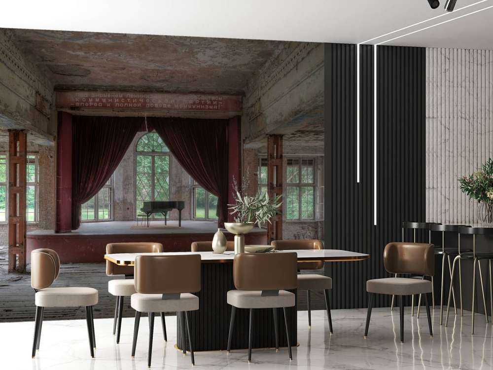 Piano in old sanatorium