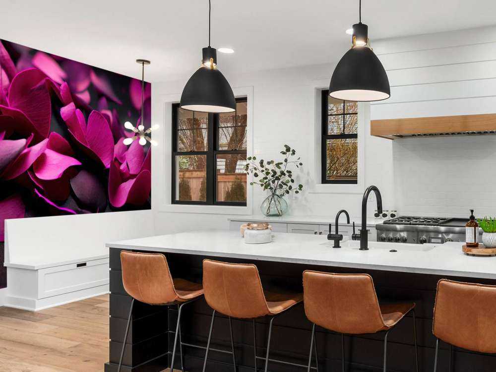 Dark pink hydrangeas