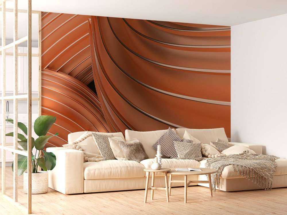 Golden 3d background