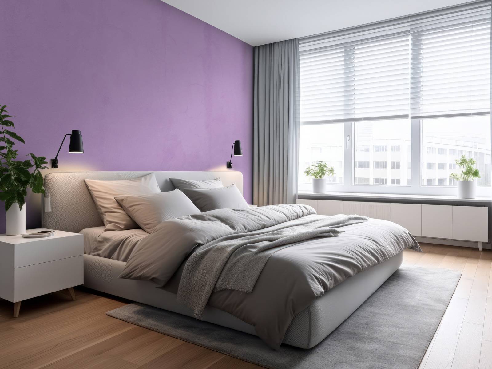 Pastel purple concrete