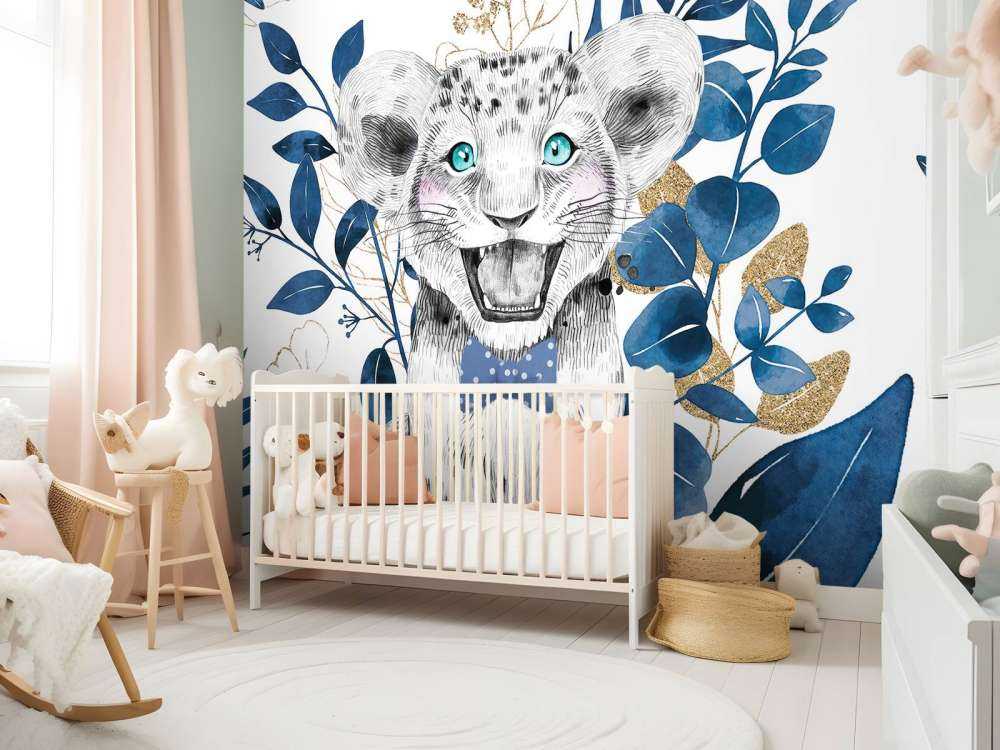 Blue jungle lioness baby