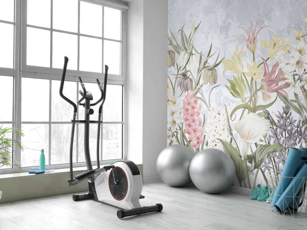 Spring Flowers - Soft Sky Blue