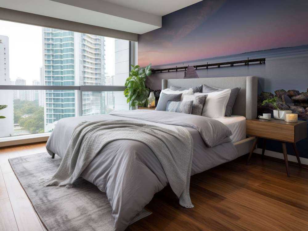 Nice scaffolding at sunrise