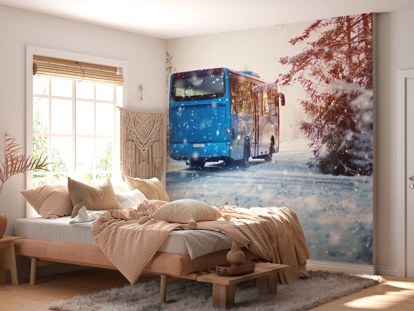 Bus in winter