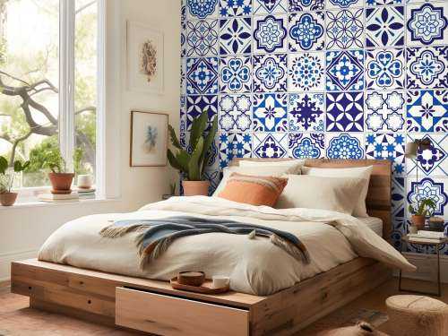 Blue tiles