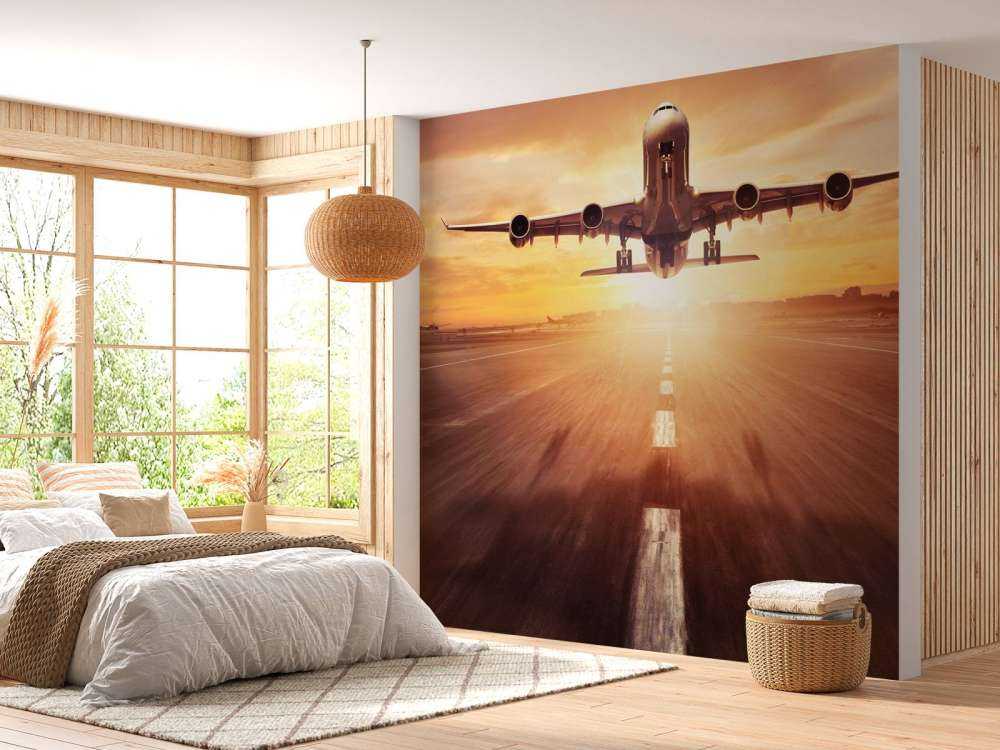 Photo wallpaper airplane
