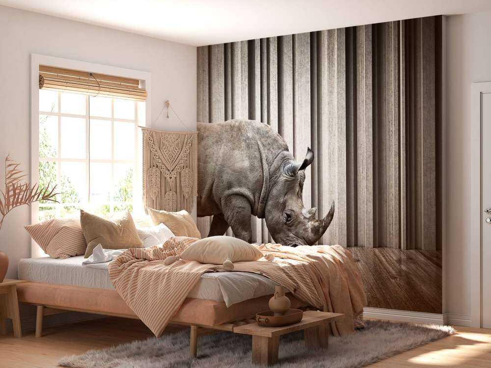 Rhinoceros in hall
