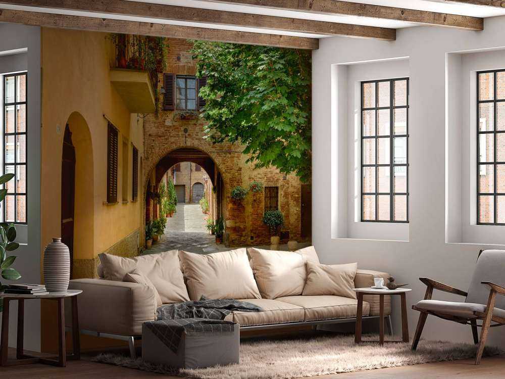 Nice little street with arch