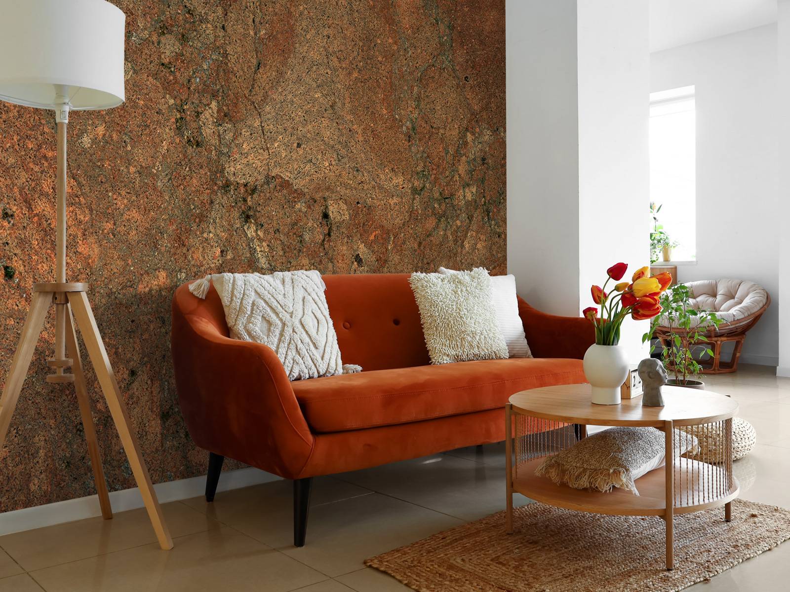 Terracotta marble