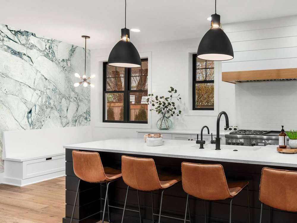 Textured grey marble