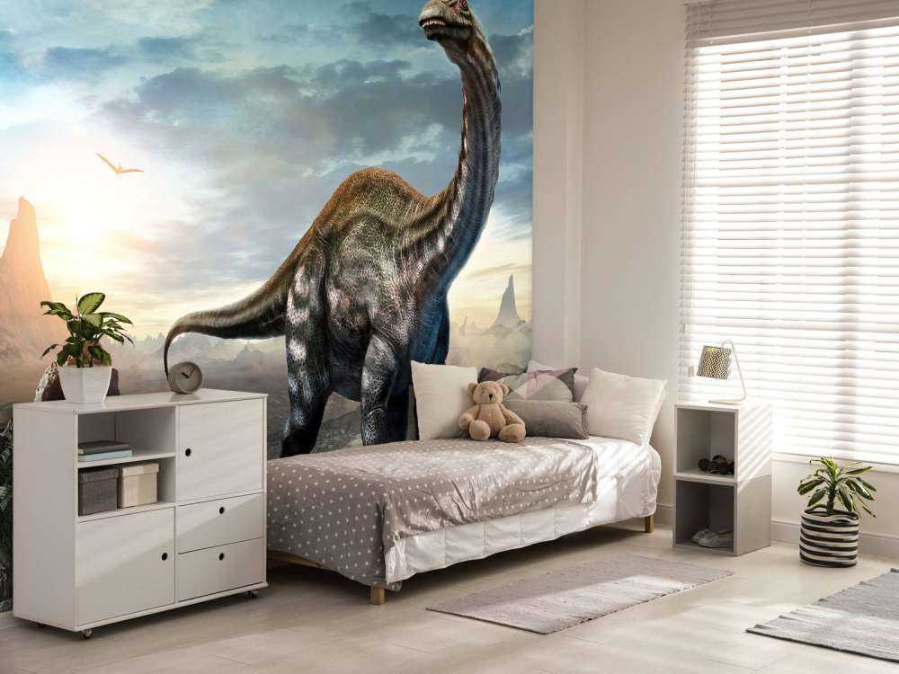 Apatosaurus in the mountains