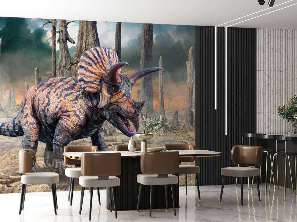 Torosaurus in a deserted area