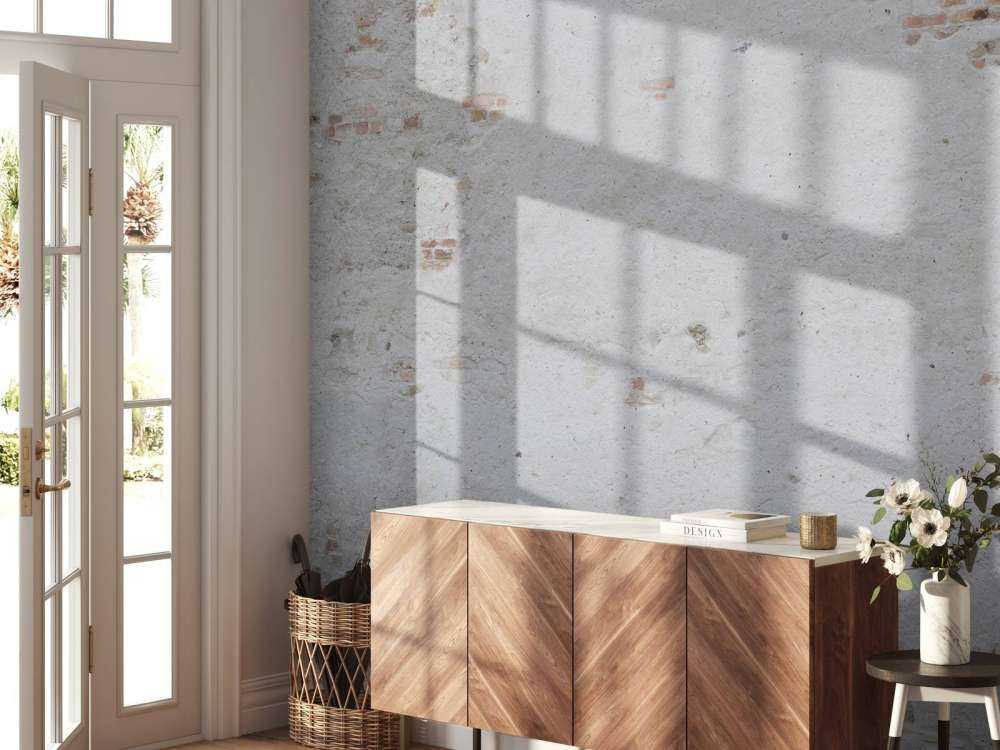 Old wall with stucco